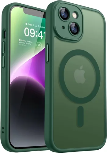 Vista 121 de CANSHN Funda magnética compatible con iPhone Air (6.5 pulgadas), mejorada [protección completa de la cámara] [compatible con Magsafe]