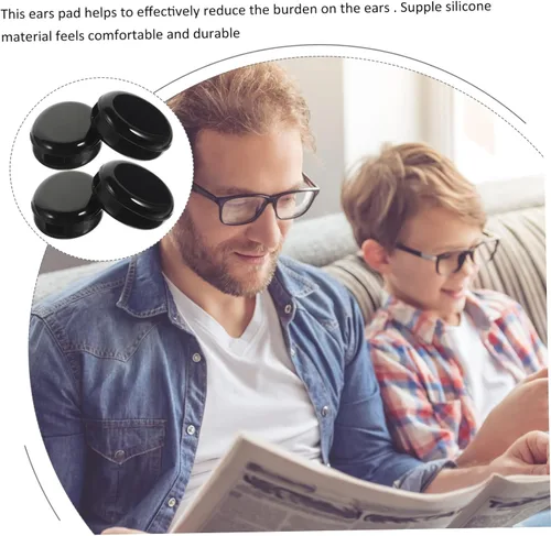 Vista 8 de 20 Pairs of Silicone Anti-Slip Glasses Ears Pads Replaceable Cushion Adapters for Eyeglasses Comfortable Support for All-Day Wear