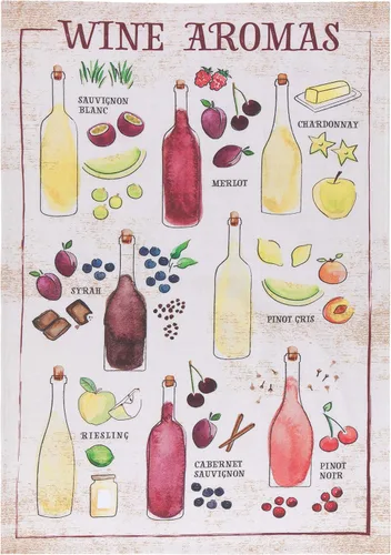 Vista 21 de Now Designs Cheeky Berry - Toalla de cocina con estampado de bayas, color morado
