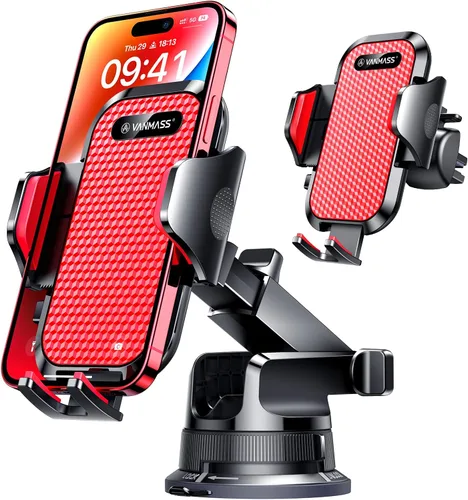 Vista 10 de VANMASS [Versión Pro] Soporte Universal para Teléfono de Coche [Ventosa Super 2025] Soporte para Teléfono de Coche, Soporte para Teléfono Celular