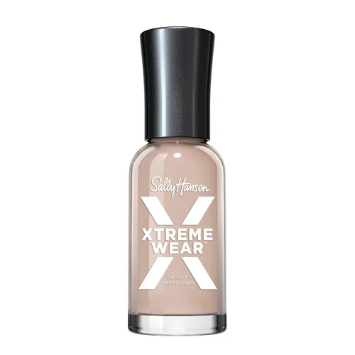 Vista 192 de Sally Hansen Xtreme Wear Esmalte de uñas sin rayas, acabado brillante, duradero, resistente a las astillas, transparente, color de uñas plateado 130