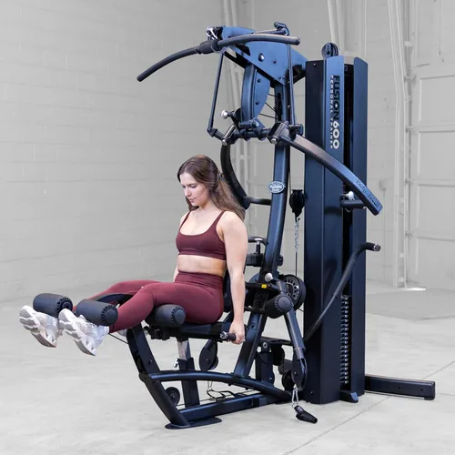 Vista 8 de Body-Solid F600-3 Fusion 600 Entrenador personal con brazo de prensa biangular 310 libras