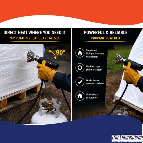 Vista 6 de Mr. Shrinkwrap Kit de pistola de calor 998 con conexiones rápidas