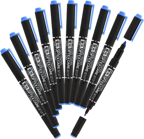 Vista 19 de ZEBRA B-WKCR1-BL Resaltador, Optex Care, azul, 10 bolígrafos