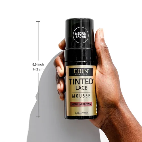 Vista 3 de EBIN NEW YORK Mousse de encaje tintado - 3.38oz/ 3.4 fl oz - Marrón oscuro