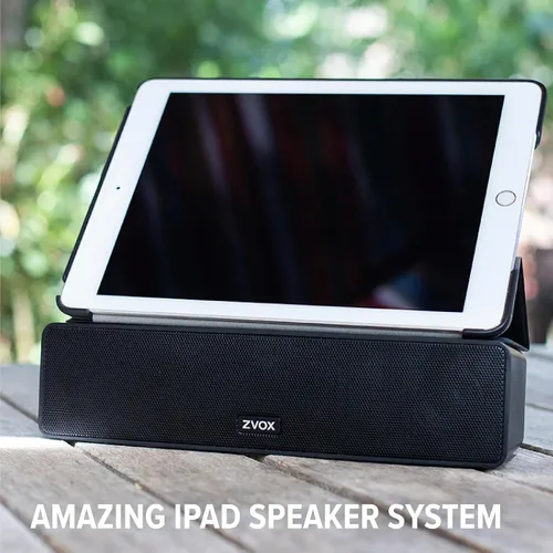 Vista 8 de ZVOX AccuVoice AV100 Barra de Sonido Compacta para TV con 6 niveles de refuerzo de voz, negro