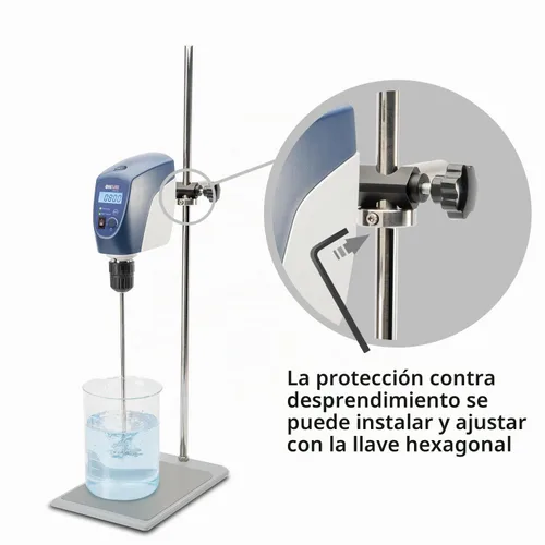 Vista 5 de ONiLAB Soporte de placa universal con varilla de soporte y abrazadera