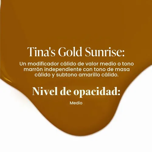 Vista 2 de Perma Blend - Tina's Gold Sunrise - Modificador de tinta Microblading - Tinta de tatuaje profesional - Maquillaje de tinta de tatuaje marrón