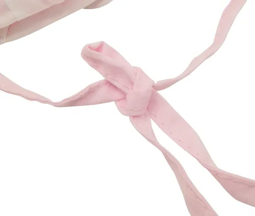 Vista 6 de Adorable sombrero para niñas con diseño floral bordado de ala ancha con SPF 50+