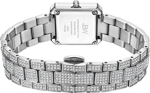 Vista 3 de JBW Reloj de diamantes Arc de 0.06 ctw para mujer J6390B, Plateado