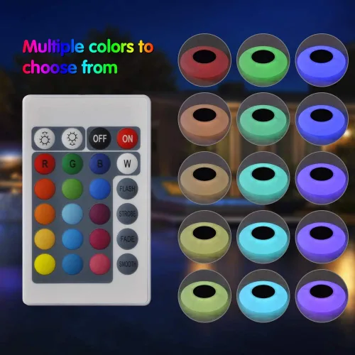 Vista 6 de Blibly Luces de piscina Solar Flotante Luz con Multicolor LED Impermeable Jardín al aire libre Luces 1pc