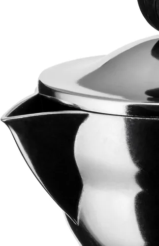 Vista 3 de Alessi AAM33/1 - Máquina de café expreso, resina de aluminio y termoplástica, 1 taza, mango negro
