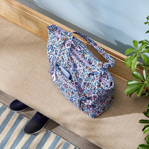 Vista 4 de Bolso tote Vera de algodón para mujer