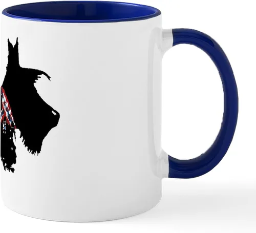 Vista 18 de CafePress Cloud Angel & Scotty Taza de café de cerámica (11 oz)