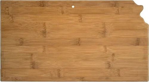 Vista 32 de Tabla para cortar y servir modelo Alabama de Totally Bamboo, de bambú 100%, para cocina y entretenimiento, Alabama, Marrón
