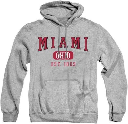 Vista 246 de LOGOVISION Colección de sudaderas con capucha unisex con diseño oficial de Collegiate Est. Date para hombres y mujeres