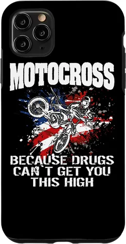 Vista 13 de Motocross Dirtbike MX Motorcycle Us Flag Case para iPhone 17