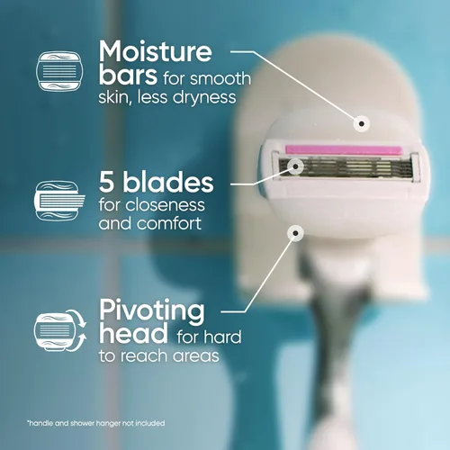Vista 2 de Gillette Venus y hojas de repuesto para mujer Olay 6 unidades (el tamaño del producto puede variar)