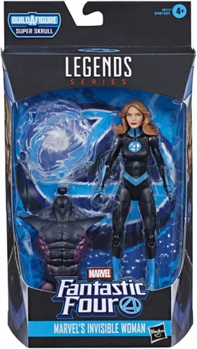 Vista 8 de Serie Marvel Legends Fantastic Four - Figura de acción coleccionable de 6 pulgadas de Doctor Doom, diseño premium, 4 accesorios, 1 pieza
