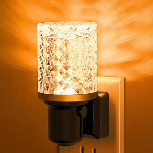 Vista 29 de JandCase Luz de Noche LED, Luces Nocturnas Regulables Enchufables en la Pared, Luz Nocturna Moderna con Sensor de Luz Automático de Encender/Apagar