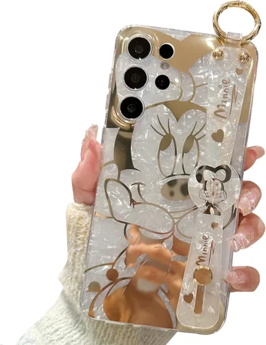 Vista 17 de Funda para Galaxy S20 con Banda de Muñeca y Soporte Ultra Delgada IMD Patrón de Animales Resistente a Golpes Funda con Soporte de Protección