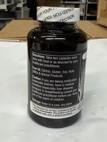 Vista 9 de Durable Arroz de levadura roja, mejorado con CoQ10, manejo del colesterol extra fuerte, salud cardíaca, flujo sanguíneo saludable, 1600 mg de arroz
