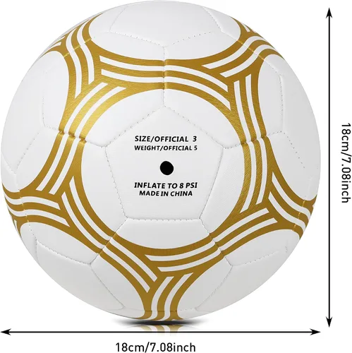 Vista 7 de Fútbol de entrenamiento de habilidades con peso, tamaño 3 con peso de pelotas de tamaño 5, equipo de entrenamiento de fútbol para mejorar
