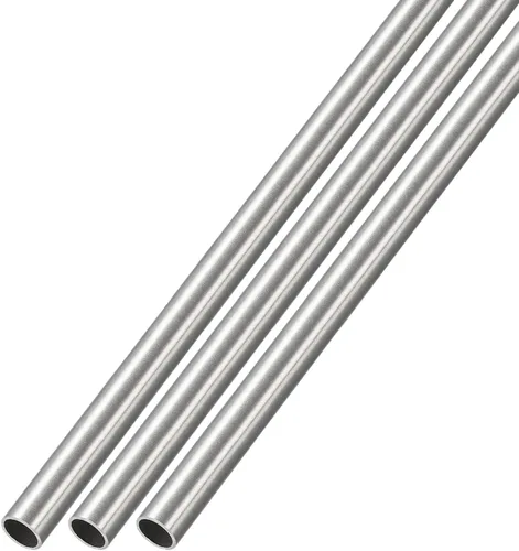 Vista 16 de METALLIXITY Tubo de acero inoxidable 304 (0.079 in de diámetro x 0.006 in de pared T x 9.843 in de largo), 3 piezas, tubo recto - para muebles