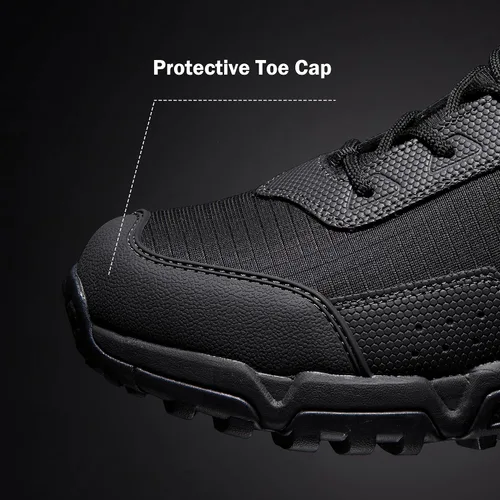 Vista 5 de Coostar Botas de trabajo para hombre, ligeras, tácticas, impermeables, botas de senderismo para hombres de verano