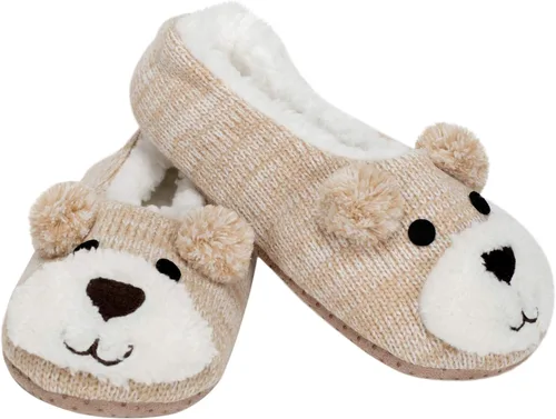 Vista 16 de Elanze Designs Pantuflas suaves antideslizantes con forro de felpa para interior para mujer Negro