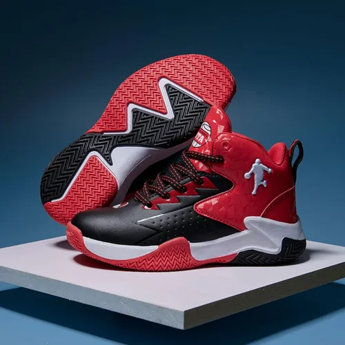 Vista 2 de Nuevos zapatos de baloncesto deportivos antideslizantes para niños