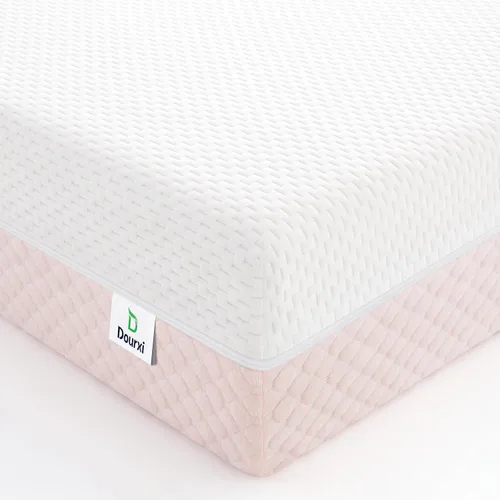 Vista 10 de Dourxi Colchón para cuna, colchón cómodo de espuma viscoelástica de doble cara, colchón de triple capa transpirable de primera calidad para bebés