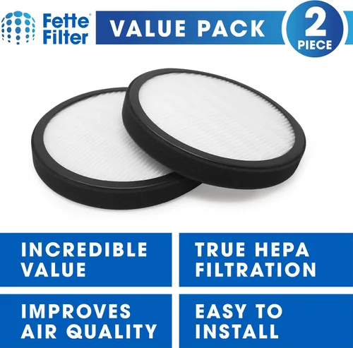 Vista 2 de Paquete de 2 filtros Hepa True H13 de alta calidad compatibles con Pure Enrichment PureZone Halo Purificador de aire modelo PEAIRDSK Compatible