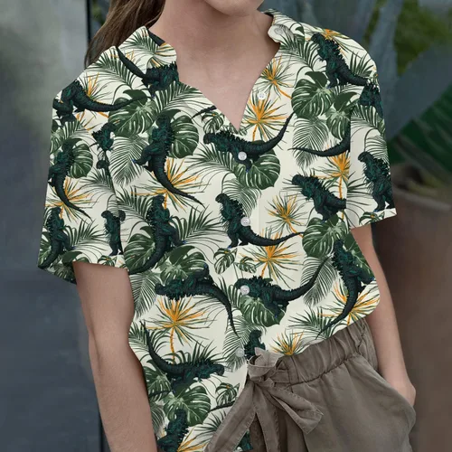 Vista 5 de Family Gifts Kingdom Camisas hawaianas de hongos para hombre, camisa de hongos, camisas de hongos para hombres, con botones a rayas de hongos