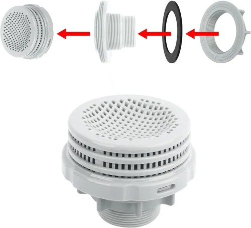 Vista 7 de Kit de arandela de tuerca de conector roscado para piscina 10744 10256 10255 para Intex sobre el suelo, pieza de repuesto para conector de manguera