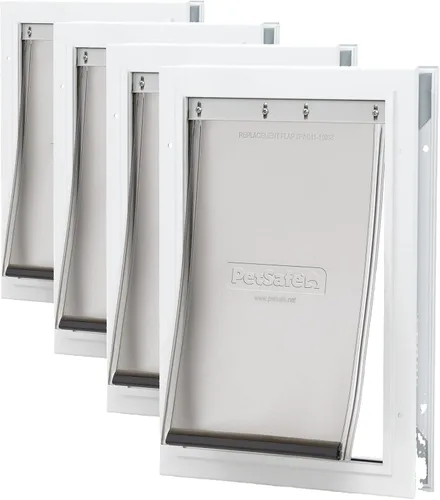 Vista 10 de Puerta de aluminio para mascotas PetSafe Freedom - Marco duradero - Pequeña, mediana, grande, extragrande