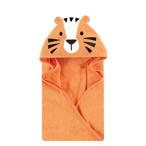 Vista 115 de Hudson Baby Toalla con capucha unisex de algodón con cara de animal para bebé, cocodrilo, talla única