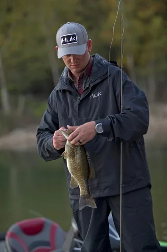 Vista 3 de HUK Gunwale - Pantalón de lluvia resistente al agua y al viento para hombre