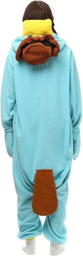 Vista 2 de NAITOKE Adult Stitch Onesies Animal Pajamas Cosplay Costumes Party Wear Blue Cartoon Sleepwear