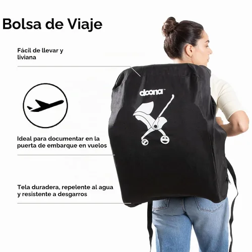 Vista 2 de Doona Bolsa de viaje, color negro