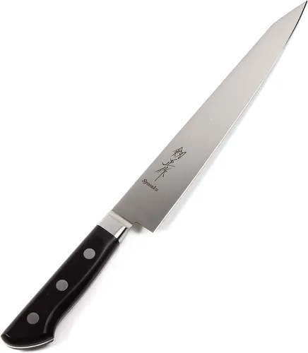 Vista 15 de Navaja japonesa INOX AUS-8A Acero Inoxidable Negro Mango Pakkawood, 6 pulgadas (5.906 in)