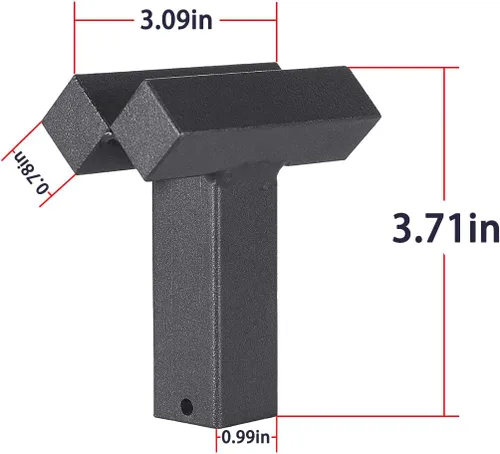 Vista 3 de Yoursme Blacksmith Hardy V Swage Forming Stake Forming Stake Fuller Cuchillo Making, hoja, armadura, yunque de forja