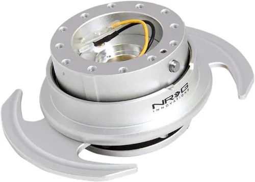 Vista 10 de NRG Innovations NRG-SRK-650BK GEN 3.0 Volante de Carrera con Adaptador de Buje de Liberación Rápida, Diseño de 6 Agujeros y Patrones de Pernos
