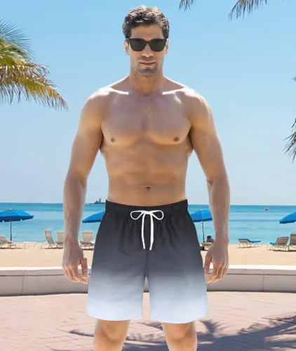 Vista 27 de UNICOMIDEA Bañador para hombre con forro de compresión de 9 pulgadas de largo