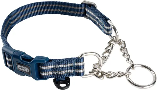 Vista 9 de Martingale - Collar para perro con cadena de acero y hebilla de liberación rápida, ajustable, floral, sin tirones, collares de entrenamiento Flamenco