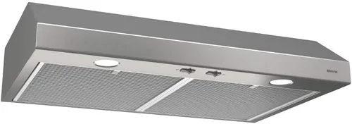 Vista 11 de Broan-NuTone Campana extractora negra de 30 pulgadas para debajo del gabinete, potencia silenciosa de confianza con 350 CFM, 1.5 Sones para una Negro