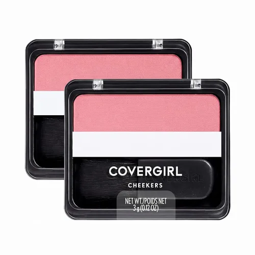 Vista 12 de Covergirl - Rubor Cheekers, fórmula suave, mezclable y ligera, aspecto fácil y natural, 100% libre de crueldad 105 seda rosa