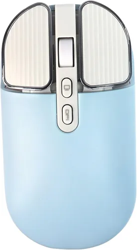 Vista 10 de YOCUNKER Ratón inalámbrico, 2.4 G, recargable, silencioso, delgado, con receptor USB, 3 DPI, botón de vuelta al escritorio, para PC, laptop