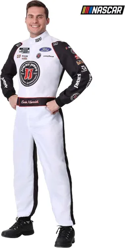 Vista 2 de Fun Costumes Traje Uniforme de NASCAR #4 Kevin Harvick(R) Jimmy John's White
