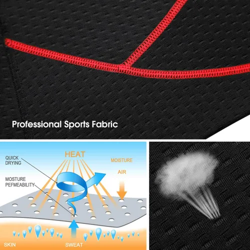 Vista 5 de Souke Sports Pantalones cortos de ciclismo para hombre, con acolchado 4D para bicicleta, MTB Liner Shorts con agarre antideslizante en las piernas
